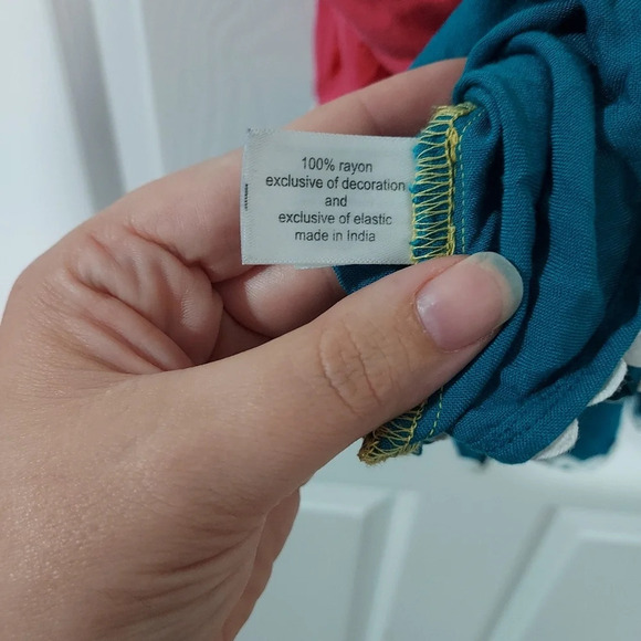 Lane Bryant Multi-Color Classic Halter-Neck Tiered Tank in Size 20 - Picture 11 of 11